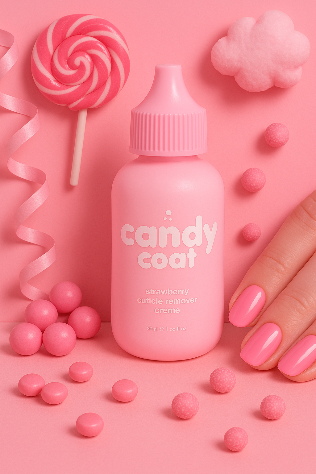 Strawberry Cuticle Remover Creme 30ml