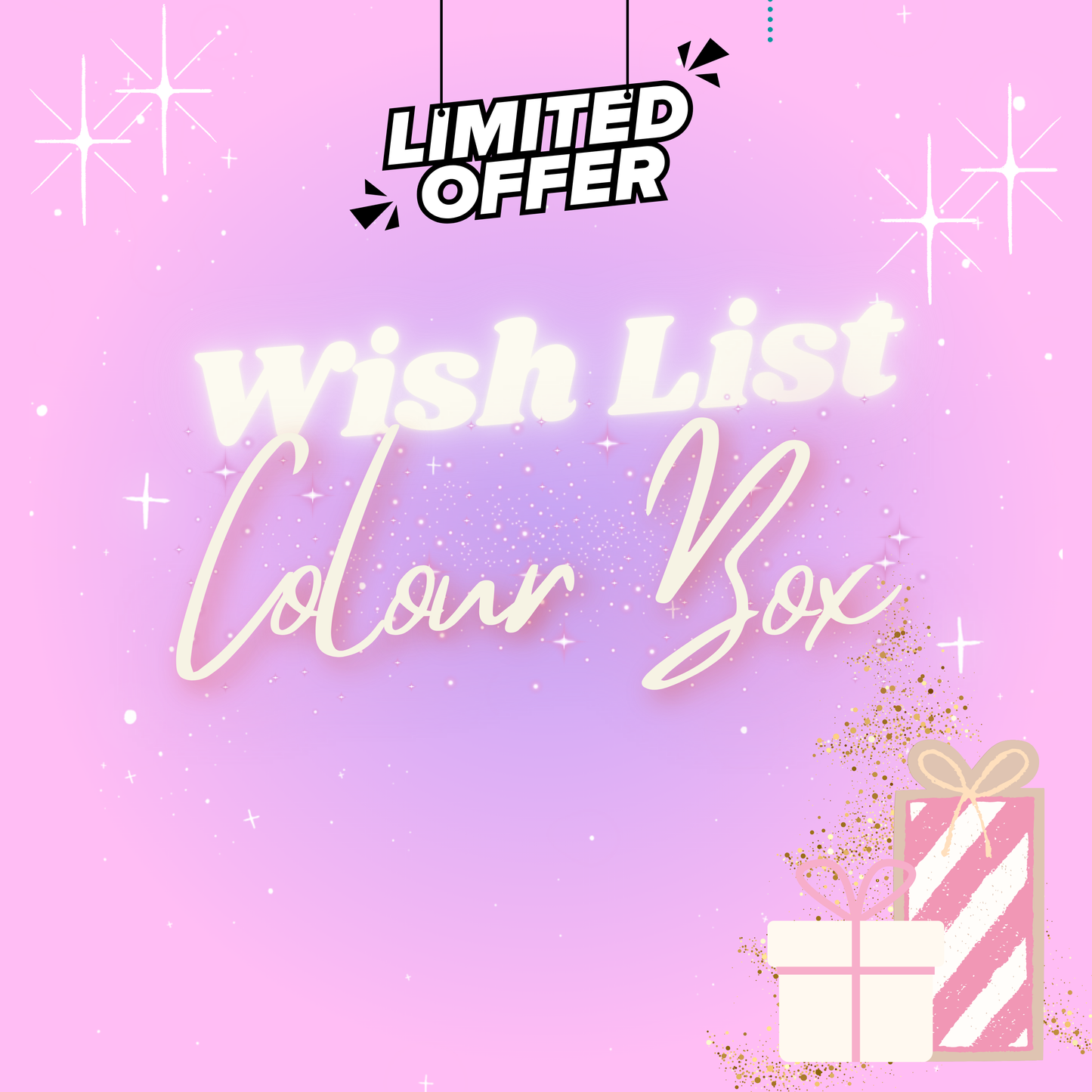 Limited Offer Wish List Colour Box for festive gel manicure lovers – Candy Coat.