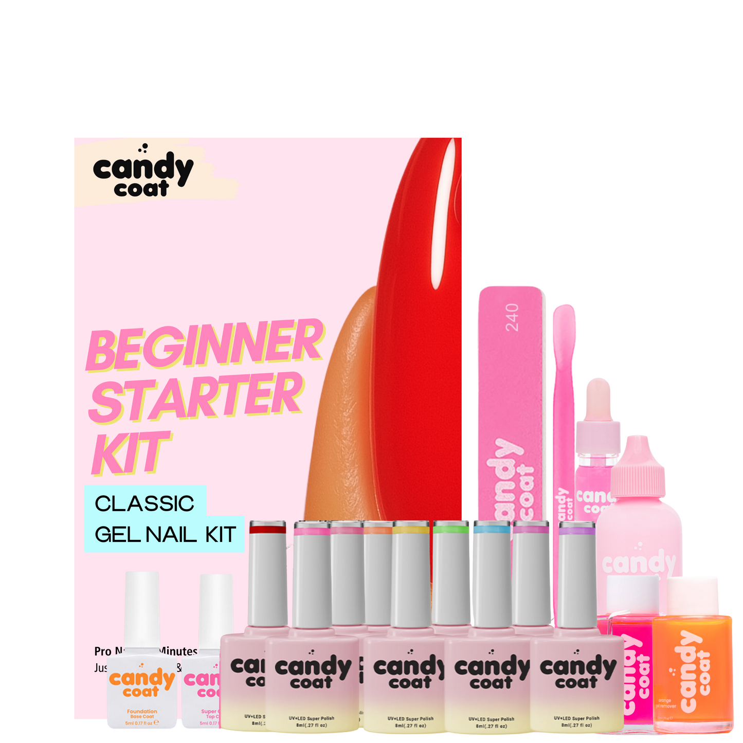 Classic Beginner Gel Nail Candy Kit
