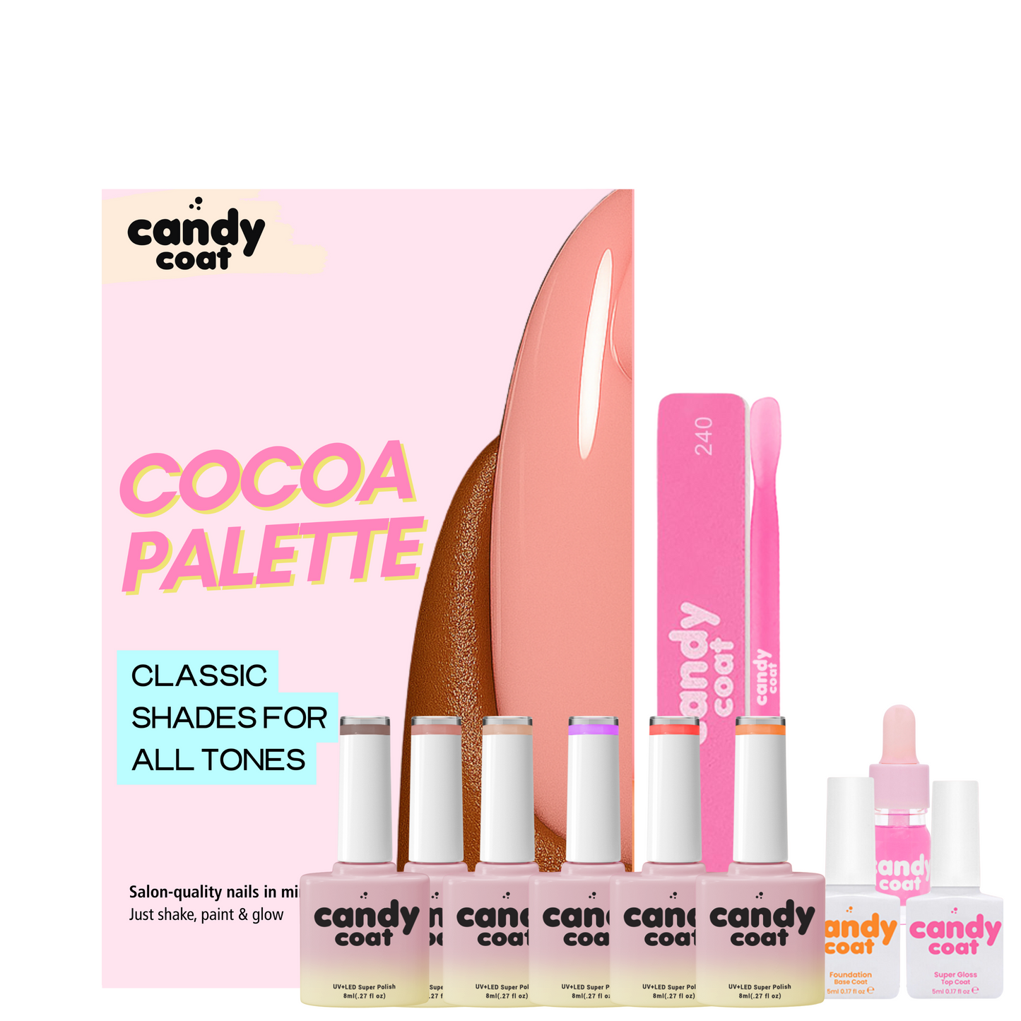 Cocoa Palette Gel Nail Kit
