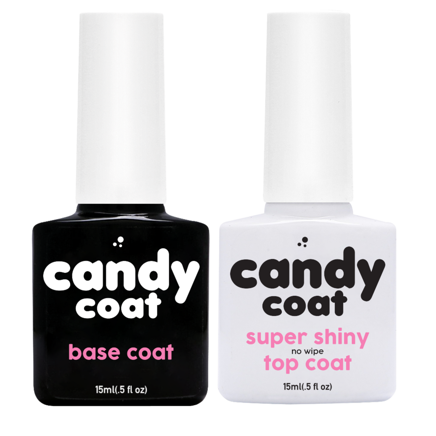 Gel Base Coat & Super Shiny Top Coat Duo 15ml