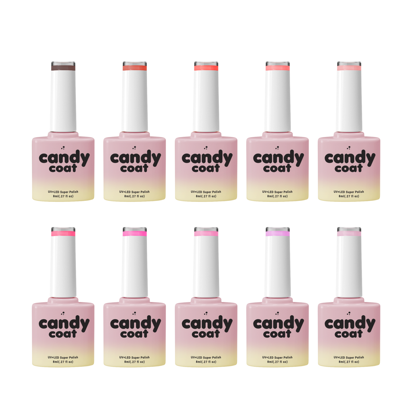 Pinks & Reds Gel Nail Colour Box