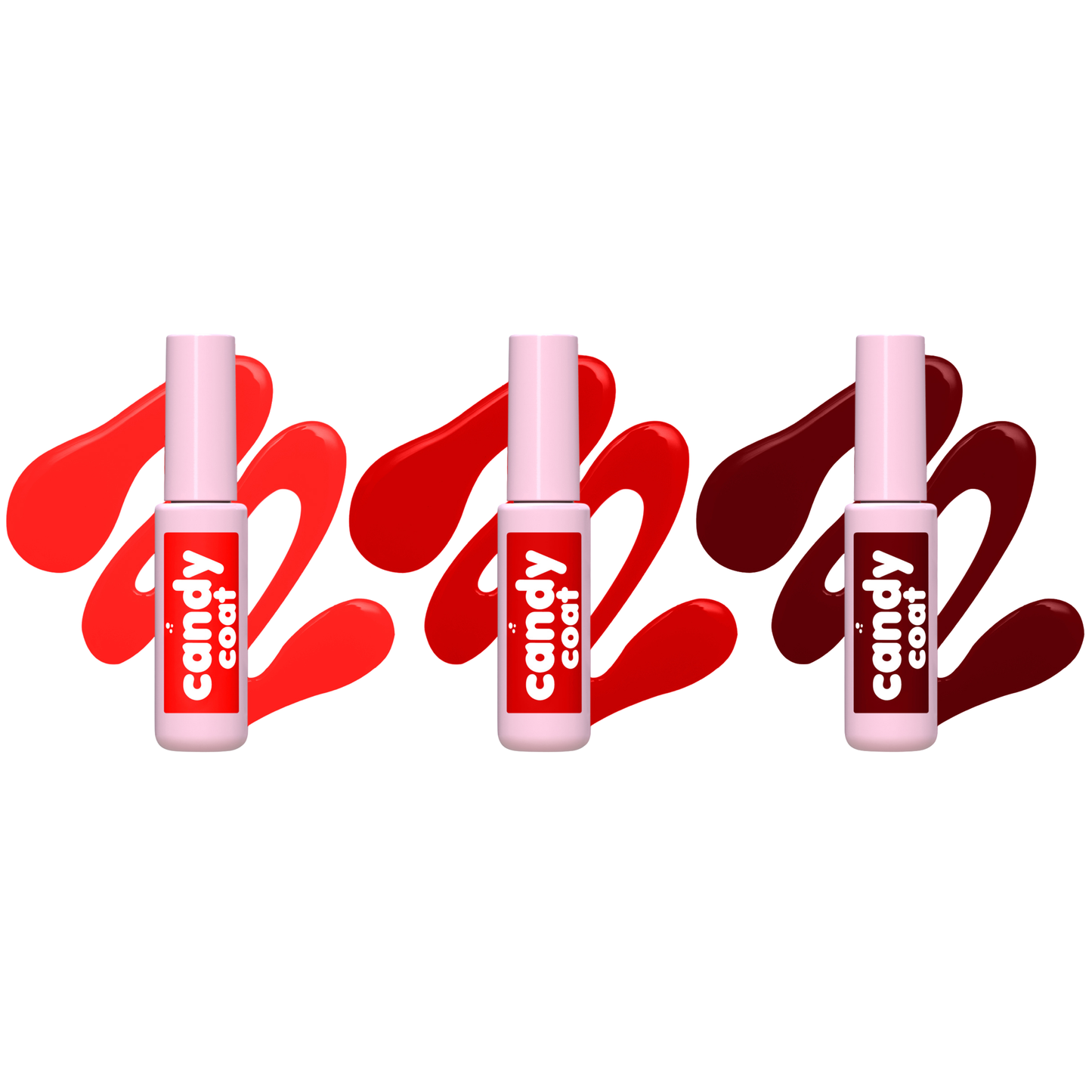 Colour Xpress® Red Gel Polish Set 3pc