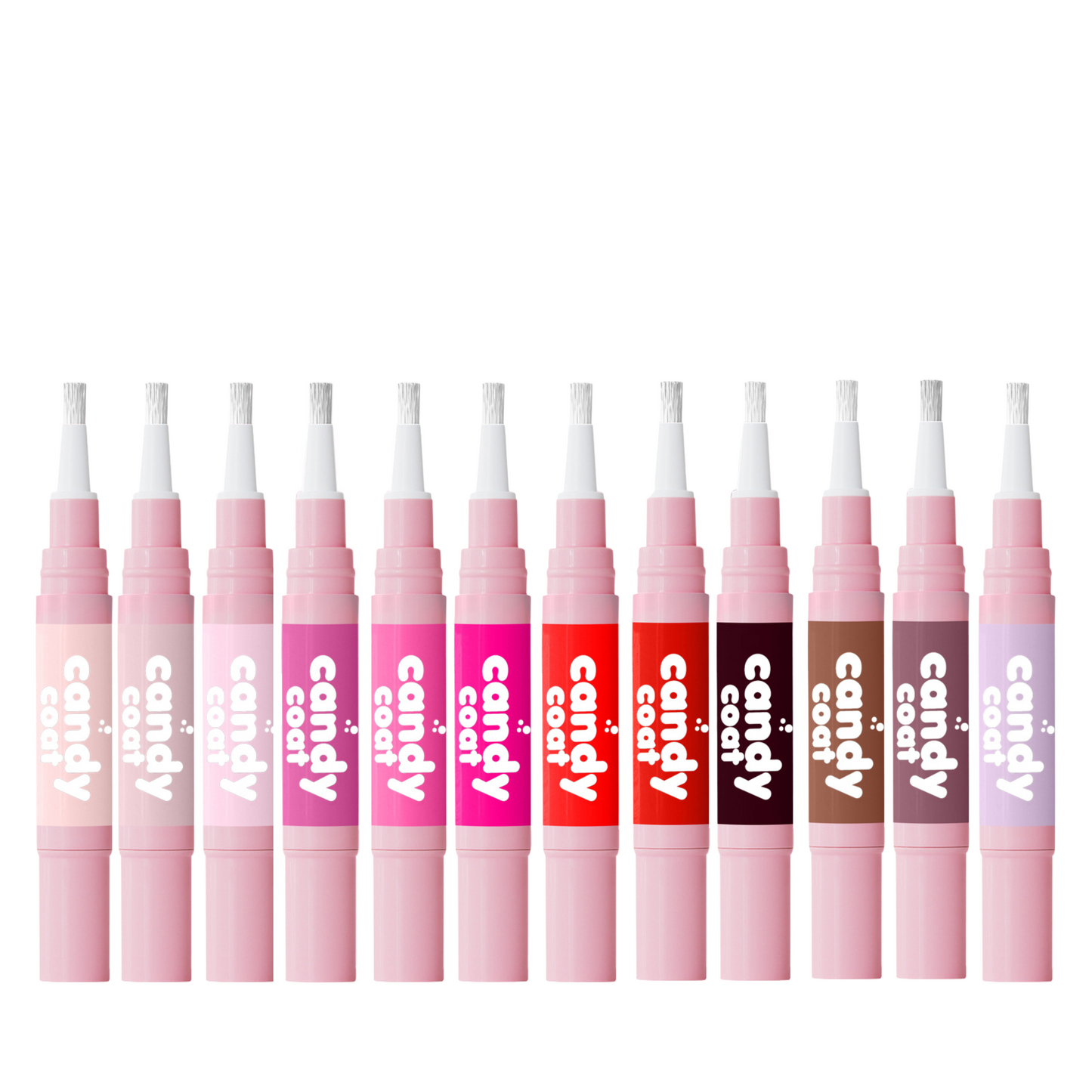 Candy Stix® Reds, Pinks & Nudes Gel Nail Pen Set 12pc