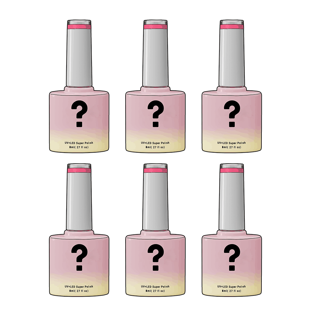 Candy Coat - Lucky Dip - 6 Classic Gel Colours - Candy Coat