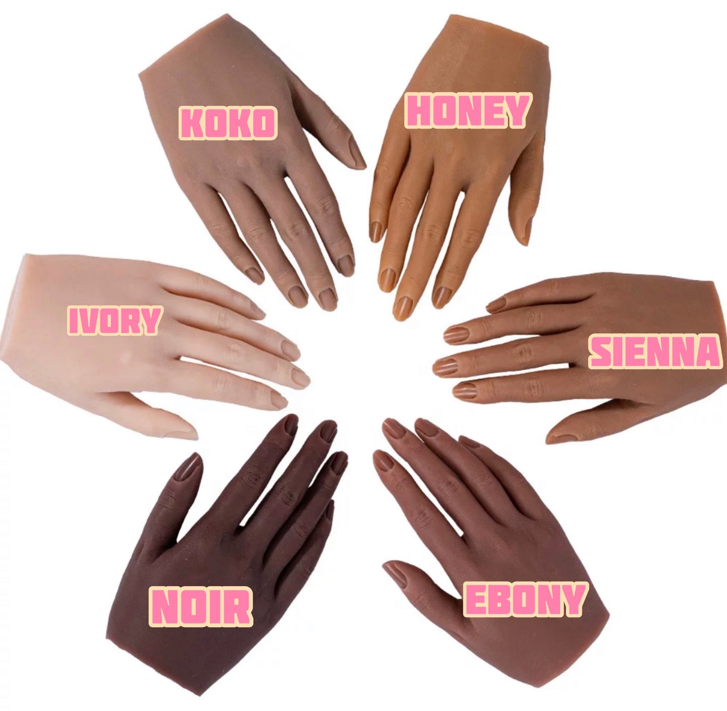 Candy Coat - Silicone Hand Model - Candy Coat