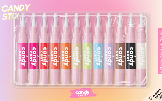 Candy Stix® Rainbow Gel Nail Pen Set 12pc