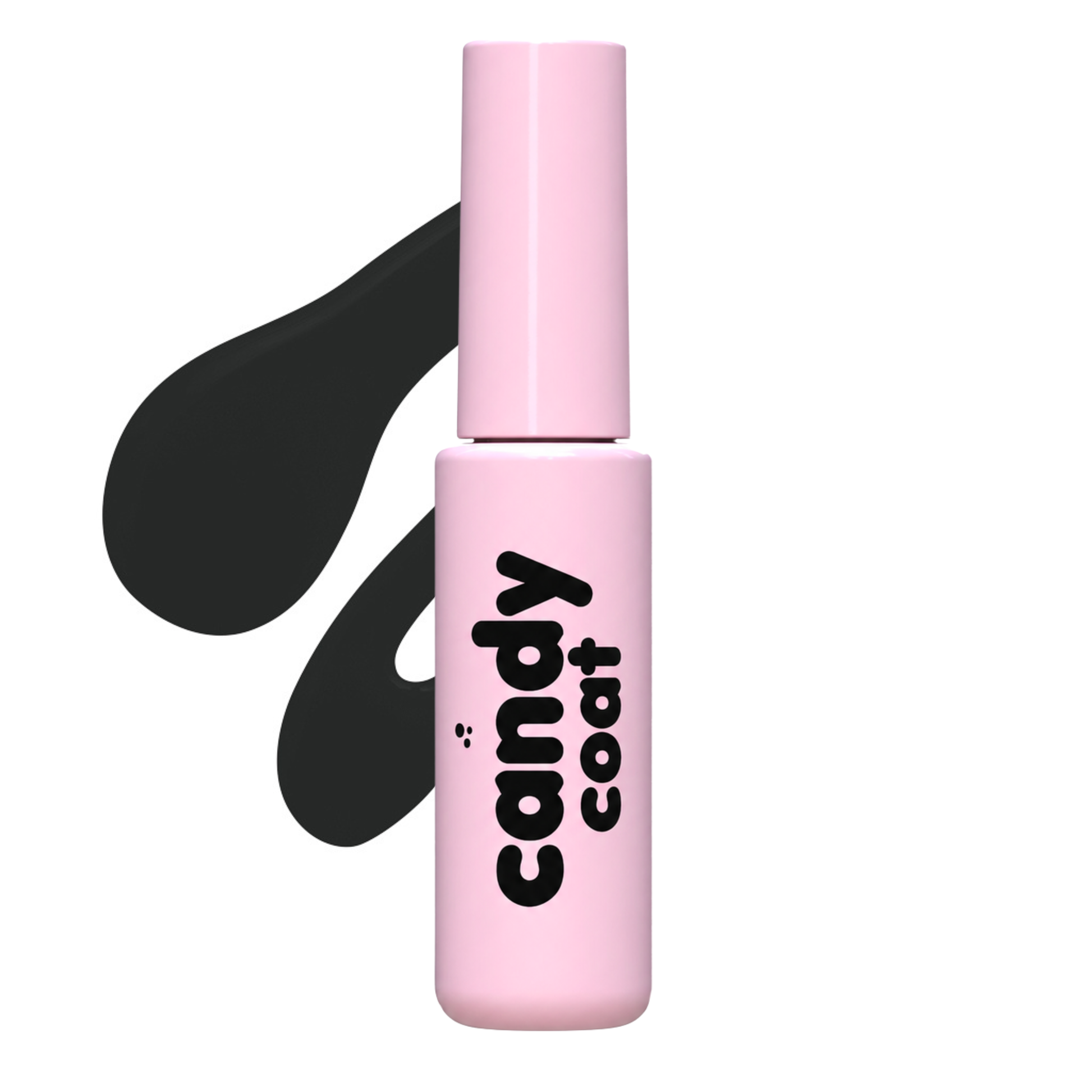 Candy Coat Colour Xpress 2-in-1 HEMA-free gel polish in a soft pink bottle with black logo