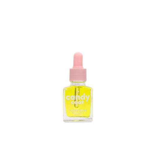 Candy Coat Cuticle Glaze in pink bottle – nourishing oil for healthy, glossy cuticles