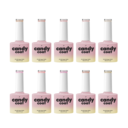 Classic Nude Gel Nail Colour Box