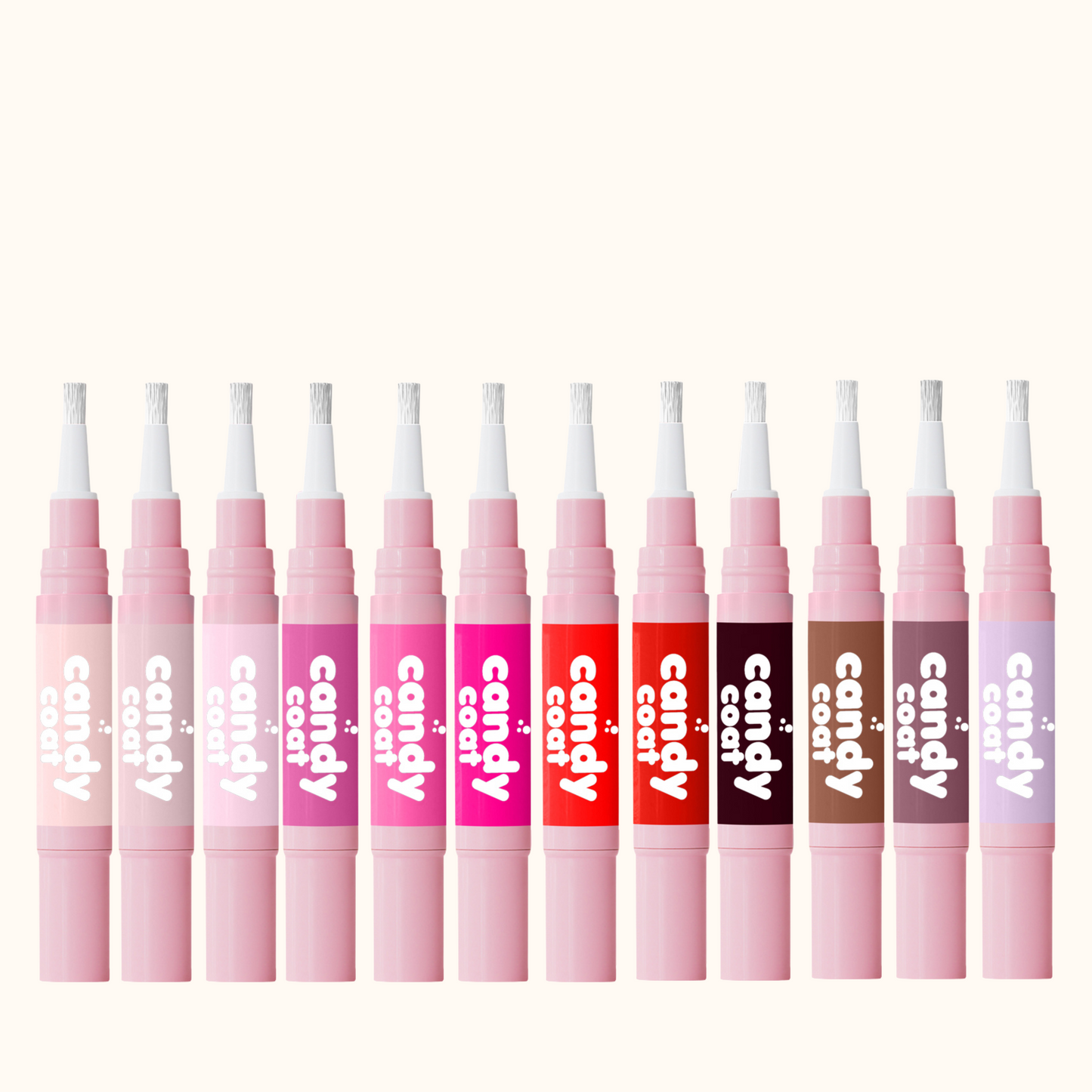 Candy Stix® Reds, Pinks & Nudes Gel Nail Pen Set 12pc