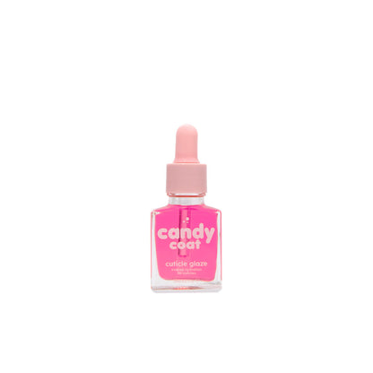 Candy Coat Cuticle Glaze in pink bottle – nourishing oil for healthy, glossy cuticles