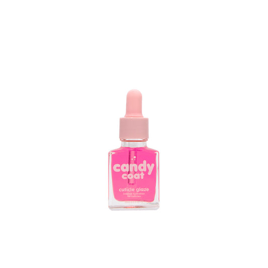 Candy Coat Cuticle Glaze in pink bottle – nourishing oil for healthy, glossy cuticles