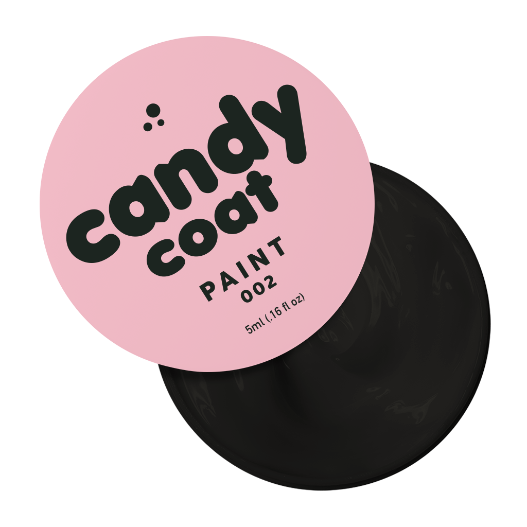 Candy Coat - Paint Pot - Black - 002 - Candy Coat