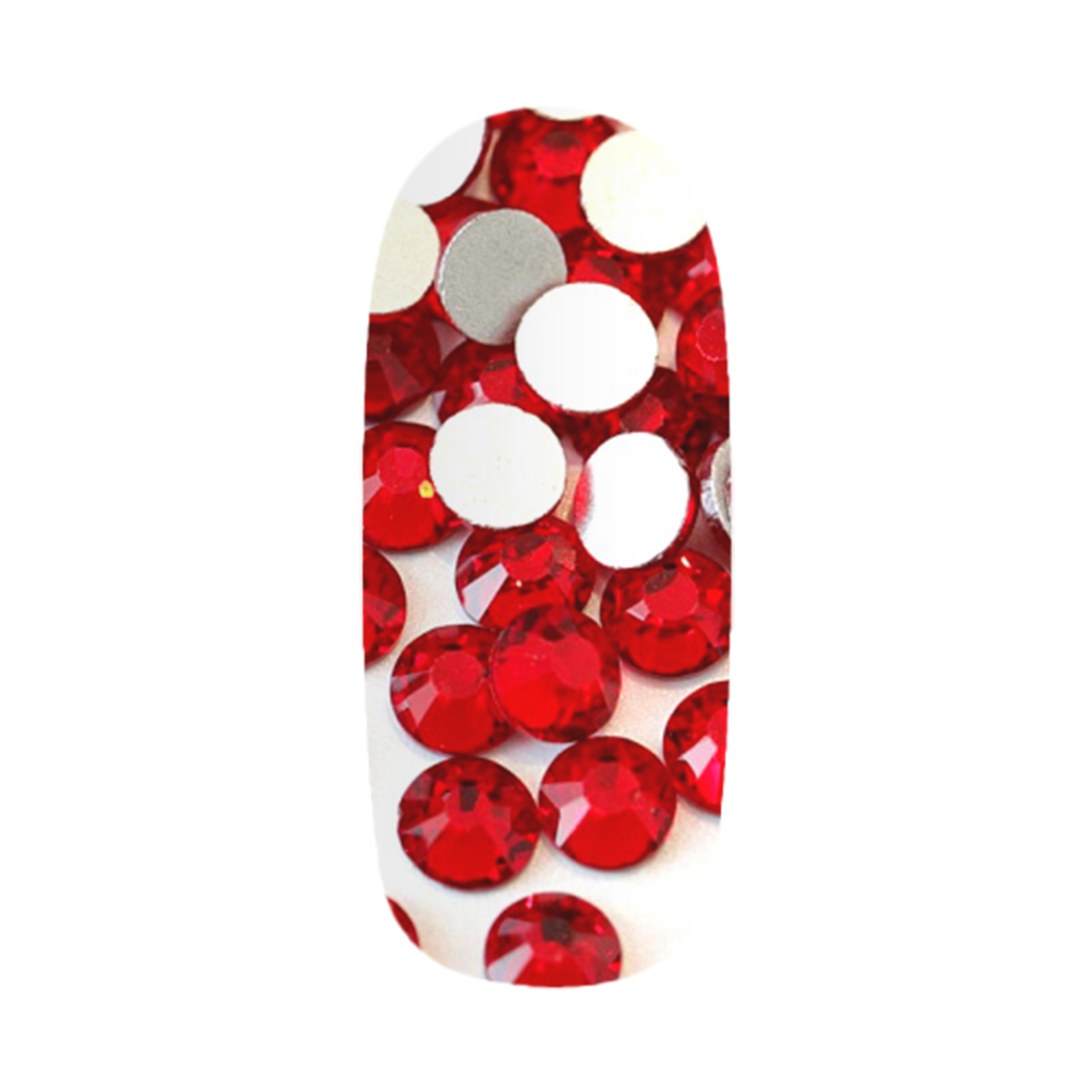 Brigth Red Nail Rhinestones | Candy Coat | Nail's Accessories 