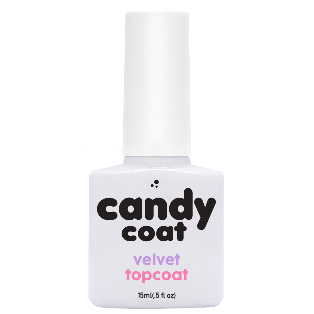 Candy Coat - Gel Polish - Velvet Top Coat 15ml - Candy Coat