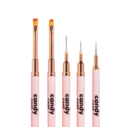 Pink Nail Art Brush Set | Artist Edition | Candy Coat