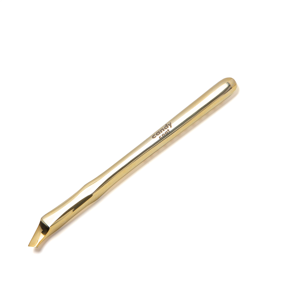 Candy Coat - Gold Angled Cuticle Pusher - Candy Coat