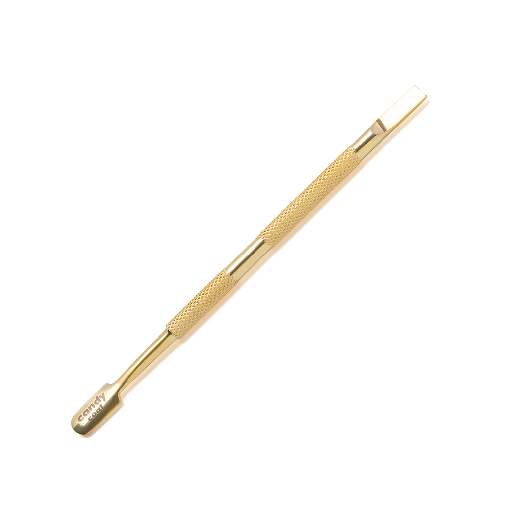 Candy Coat - Gold Cuticle Pusher - (S) - Candy Coat
