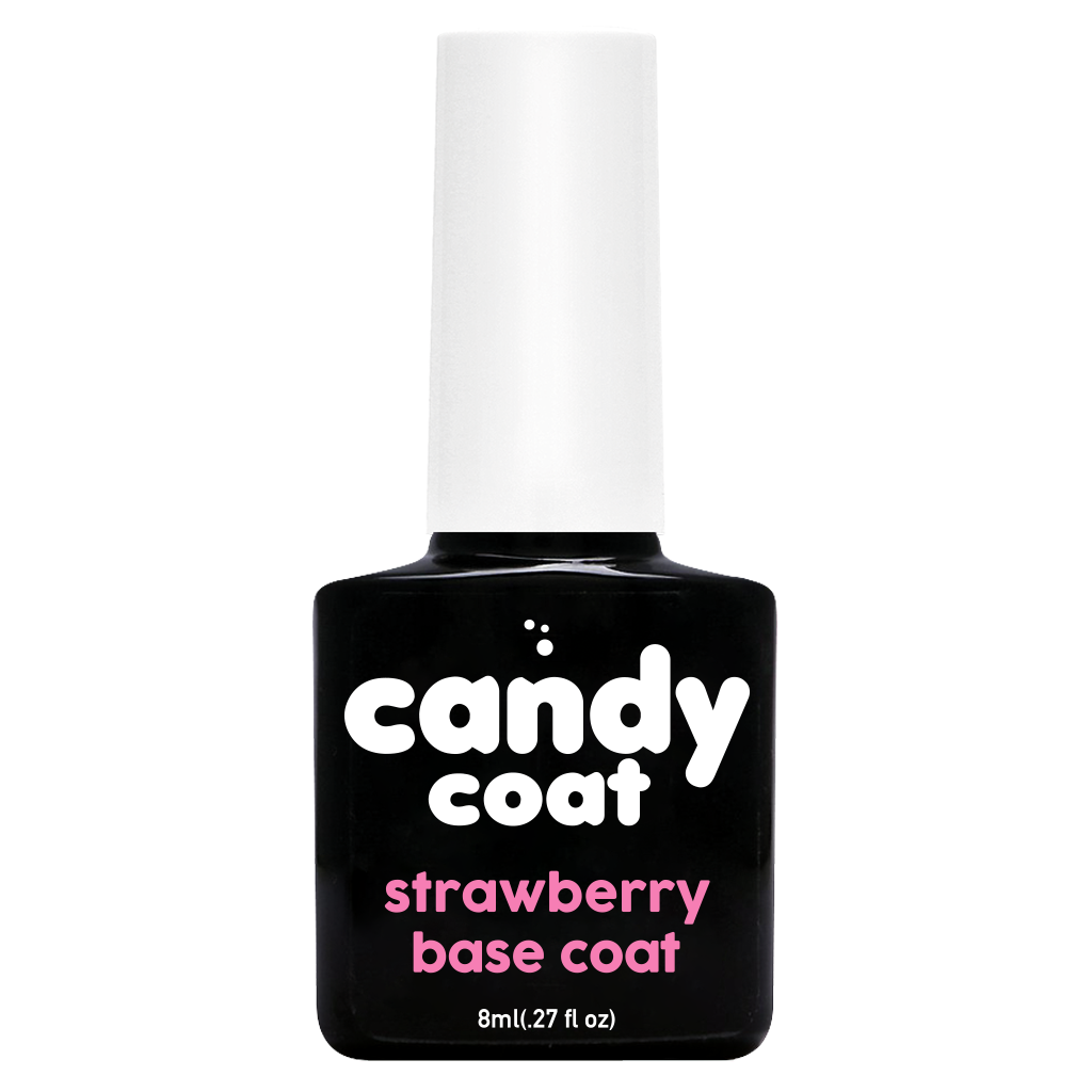 Strawberry Base For Nails | UV Gel Nail Polish By Candy Coat