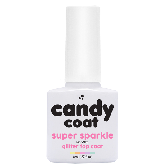 Candy Coat - Super Sparkle No Wipe Glitter Top Coat - Candy Coat