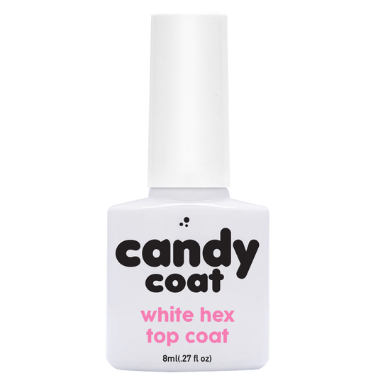 Candy Coat - White Hex Top Coat - Candy Coat