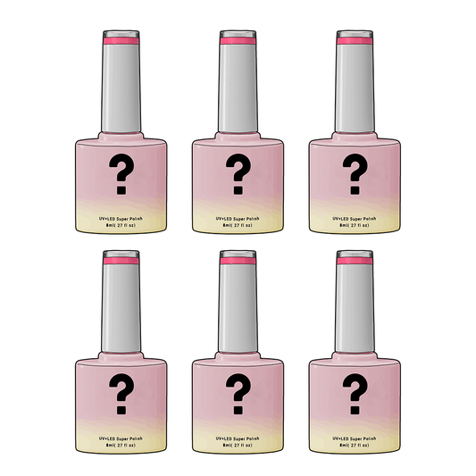 Candy Coat - Lucky Dip - 6 Classic Gel Colours - Candy Coat