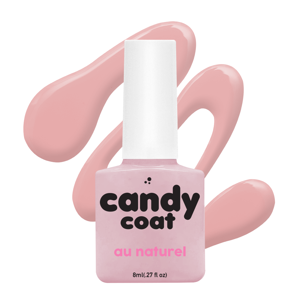 Natural Gel Nail Polish By Candy Coat | Natural Pink Nails 