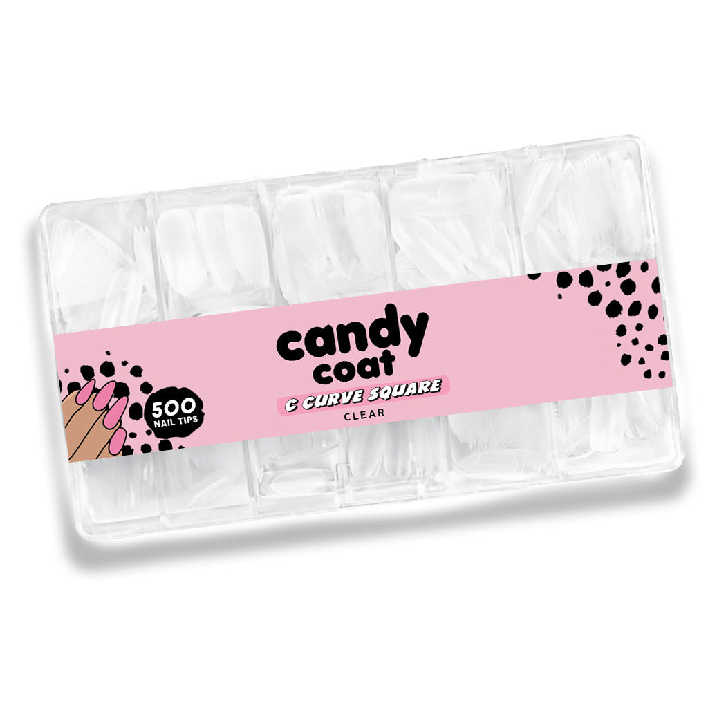 Candy Coat C Curve Square Tips