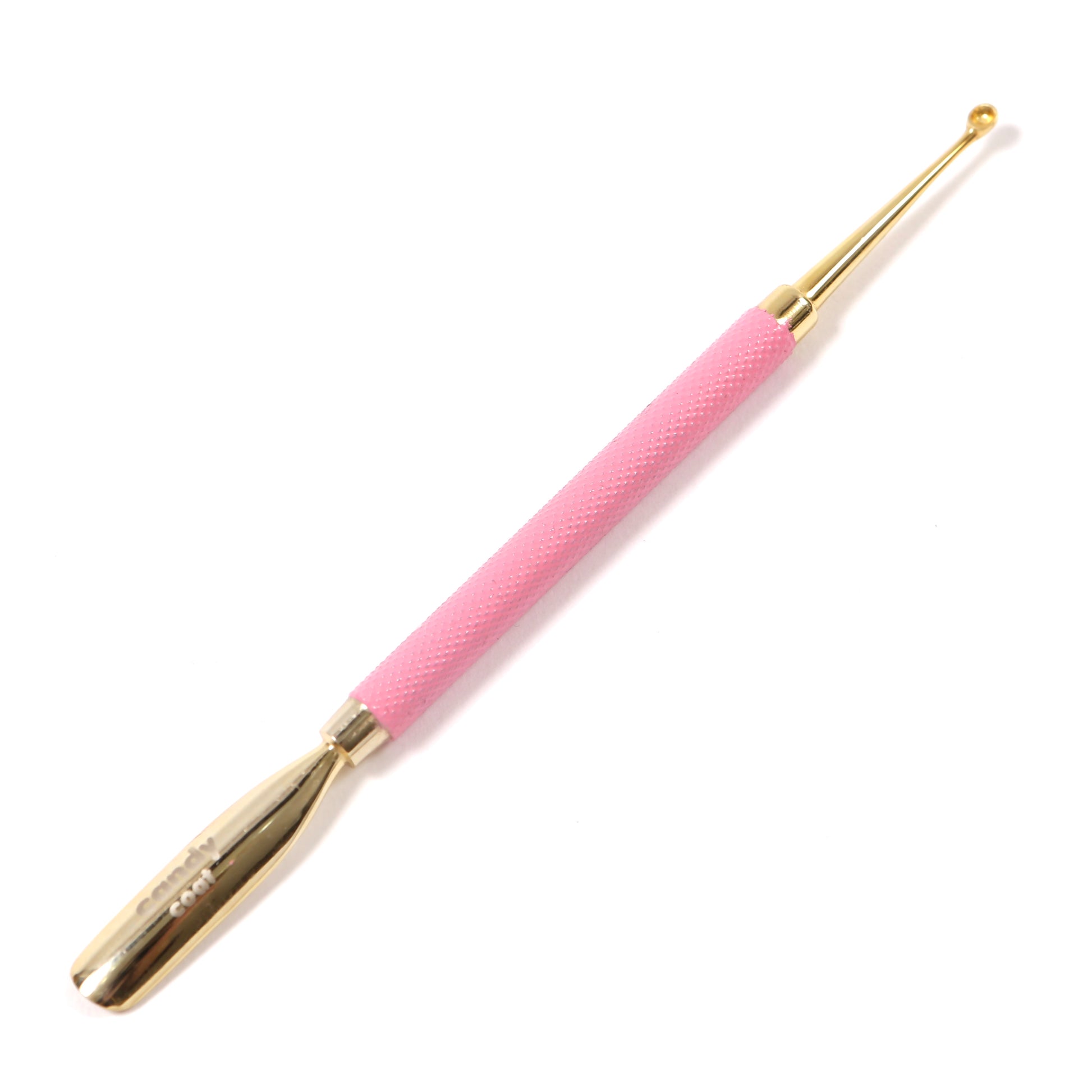 Pink + Gold Cuticle Spoon Tool - Candy Coat