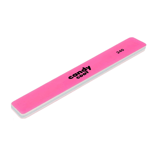 Candy Coat - Hot Pink Candy Nail File - 240 - Candy Coat